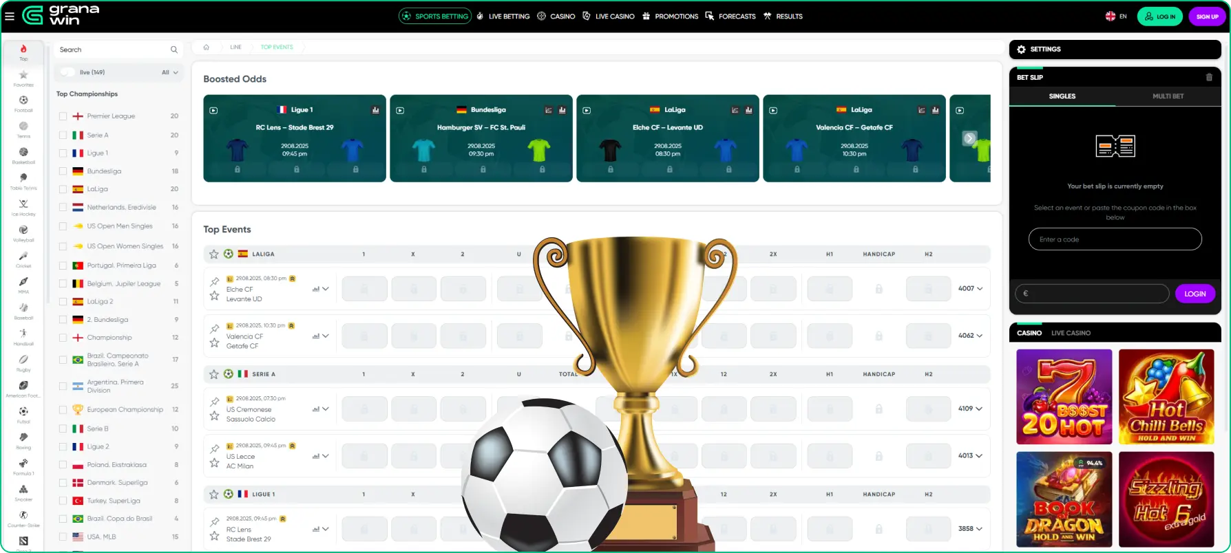Granawin vedonvälittäjä